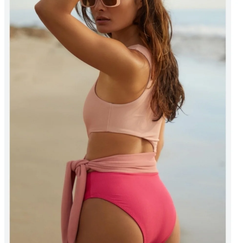 New!Beach Riot Claire One‎ Piece Ribbed Swimsuit